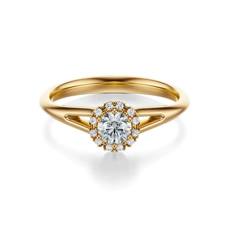 Pierścionek zaręczynowy z diamentami AJPZ_075